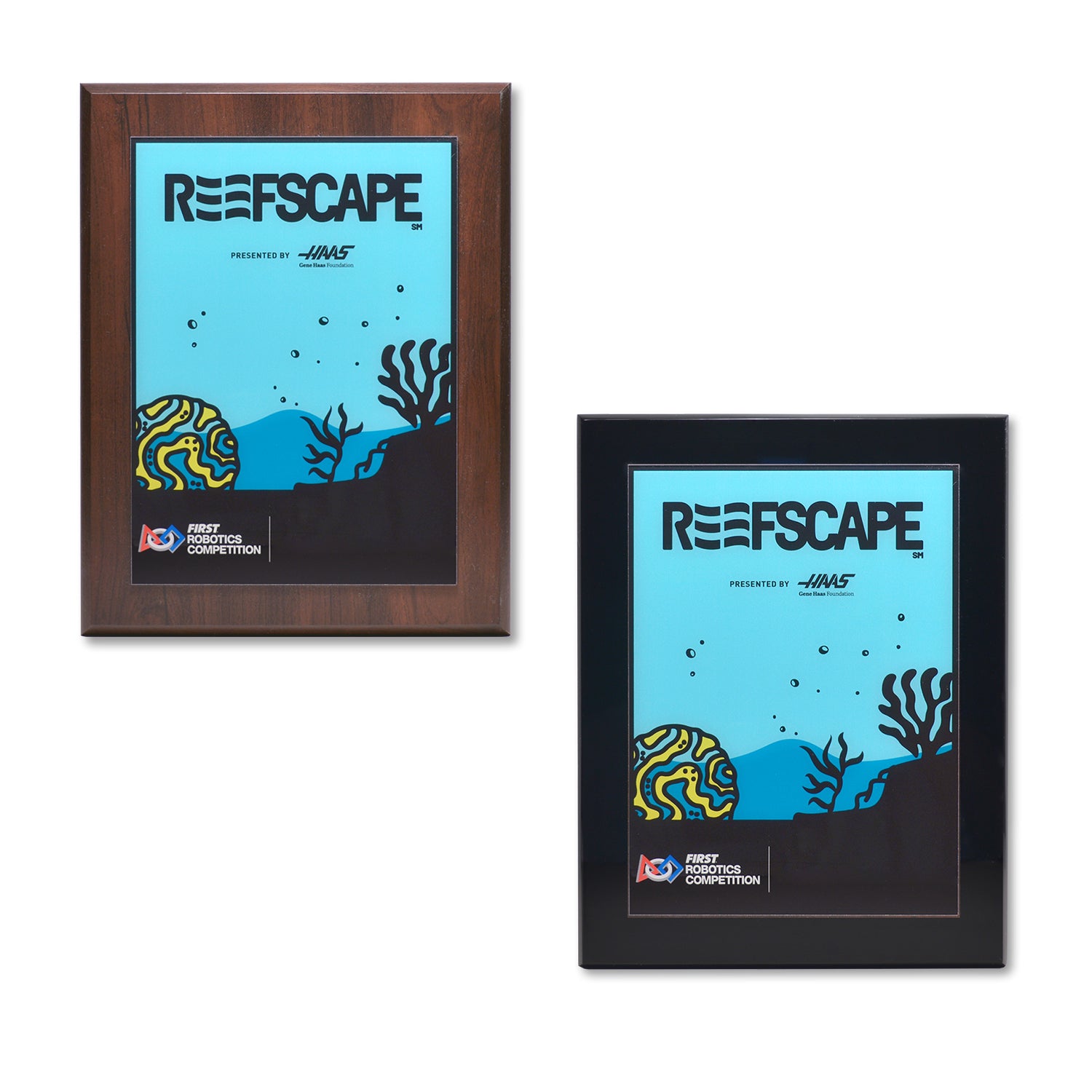 2025 REEFSCAPE Championship Plaque - FIRST® Impact Award (2 styles and sizes)