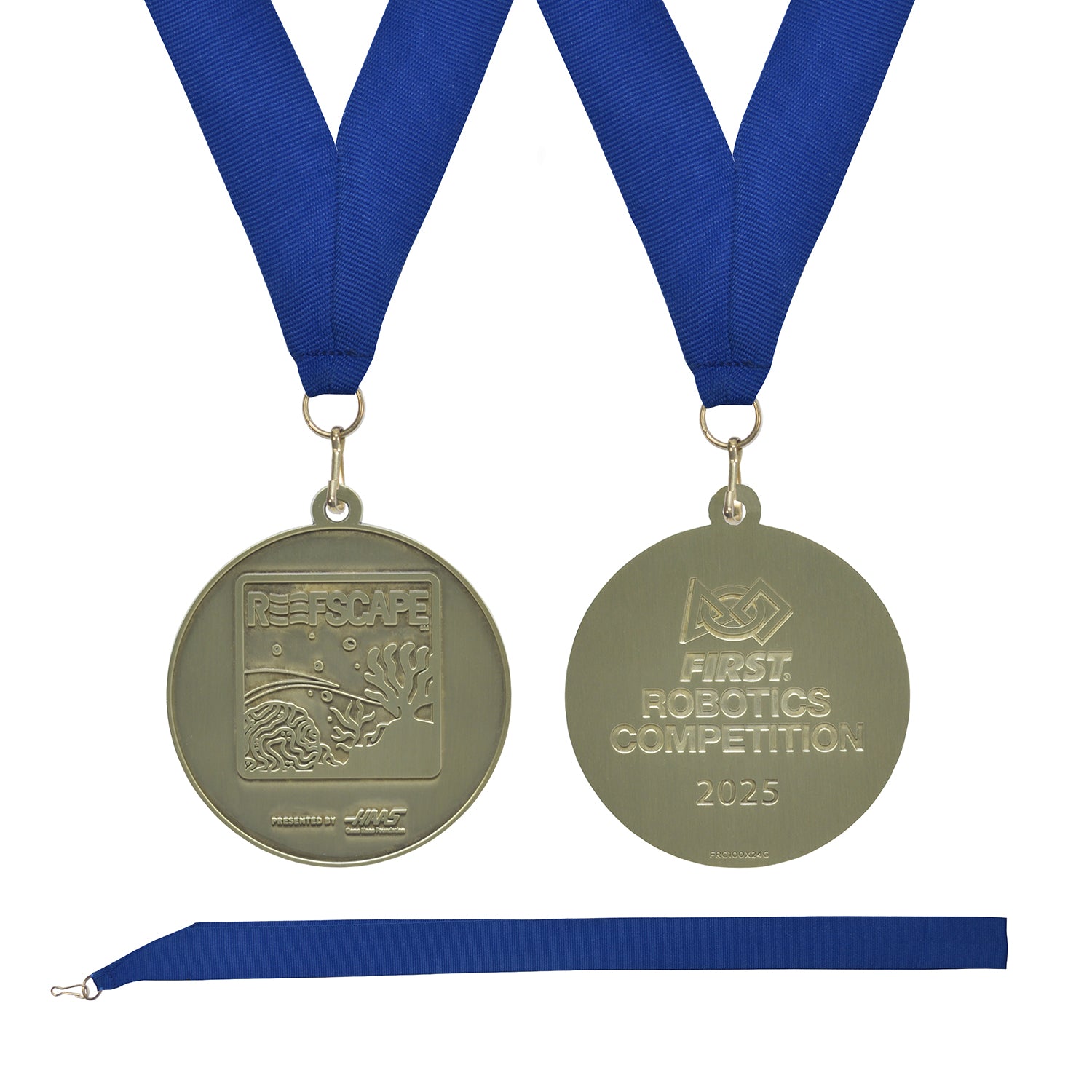 2025 REEFSCAPE District Winner Medallions, Gold (Sold In Packs of 5)