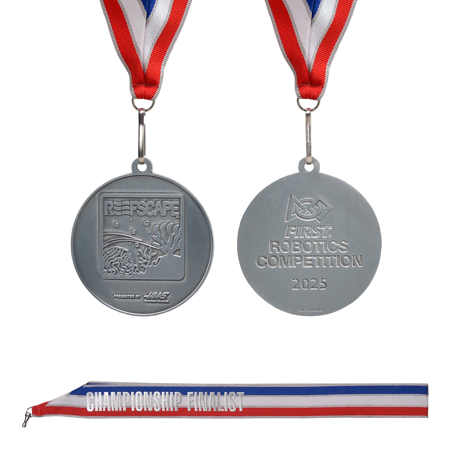 2025 REEFSCAPE Championship Medallions, Silver Division Finalist (Sold In Packs of 5)