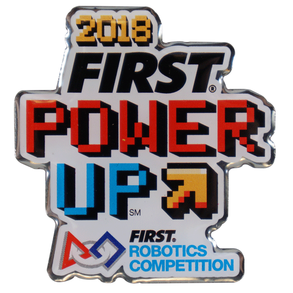 2018 FIRST POWER UP Pin (Sold in Packs of 5) *WHILE SUPPLIES LAST*