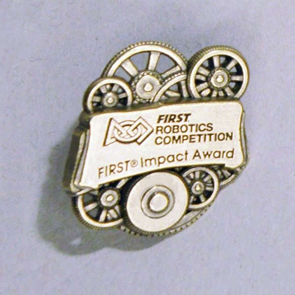 First Impact Logo FIRST® Impact Award Pins (Sold In Packs Of 5)