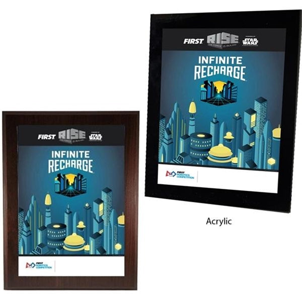 2020 INFINITE RECHARGE Custom Plaque (2 sizes and styles)